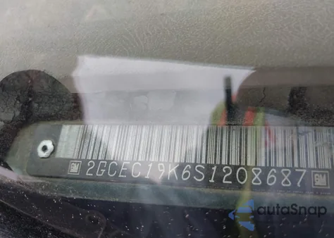 1995 Chevrolet Gmt-400 C1500 z USA, uszkodzony, nr VIN 2GCEC19K6S1208687